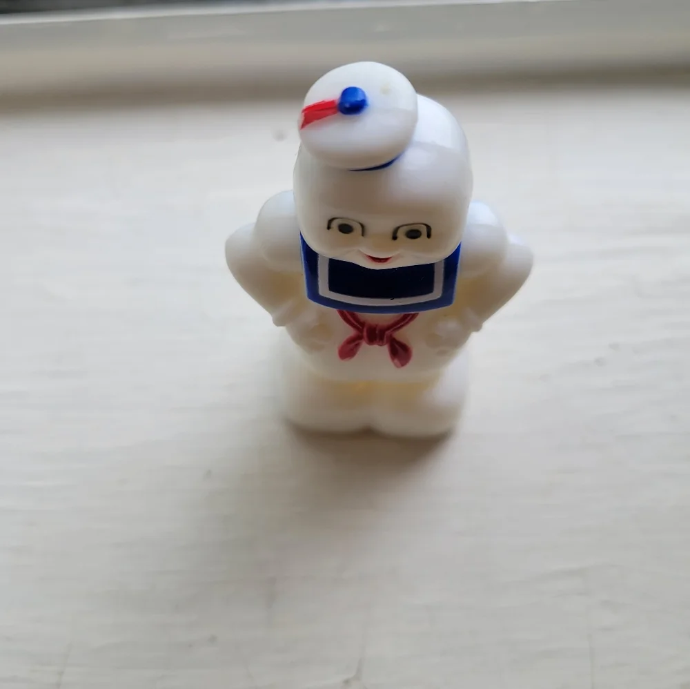 Vtg 80s 1984 Ghostbusters marketing Stay Puft marshmallow man pencil sharpener